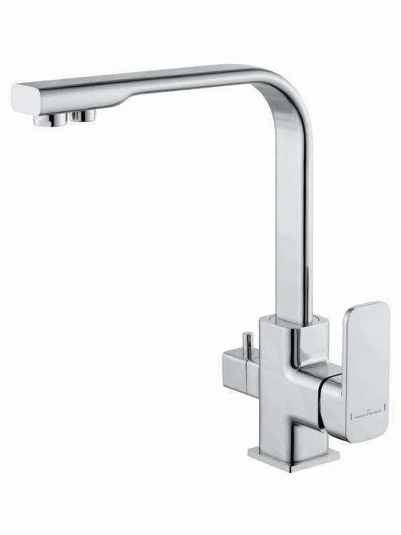 Смеситель для кухни Wonzon & Woghand WW-88458004-CR c подключением фильтра, хром