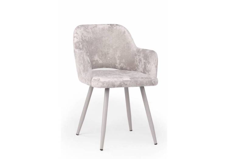 Стул на металлокаркасе Notta Эолин 360 631682 латте (simple 008) / серый