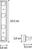 Крючок Wasserkraft Kammel K-8374 фото 4