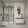 Декор Kerama Marazzi Веро OS/B362/14070R голубой светлый глянцевый обрезной 40x120x1 фото 9