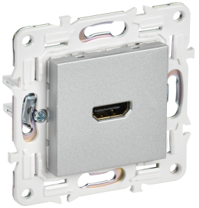 Розетка HDMI IEK Skandy SK-H10-K23 серебряный