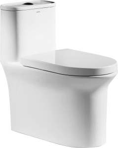 Унитаз-моноблок Arrow AB1802H белый, без сиденья