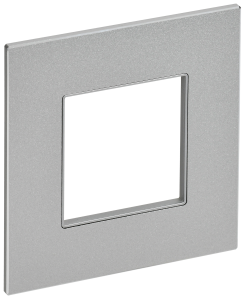 Рамка 1-постовая IEK Skandy SK-M12-M-K23 серебряный