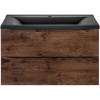 Тумба с раковиной Vincea Mia 80 темный дуб, раковина VBS-13980 фото 4