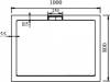 Поддон для душа Weltwasser WW TRS10080 фото 3