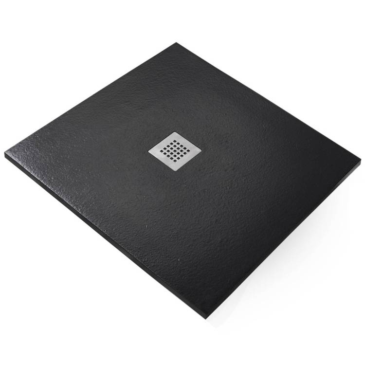 Поддон для душа Starohome Solid 1237473 черный матовый, 90x90
