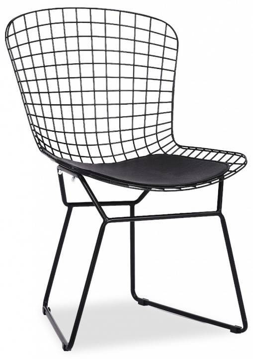 Стул обеденный Stool Group Bertoia BTY-18-P6 BL/BL с черной подушкой