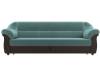 Диван прямой Лига Диванов Карнелла 105886 Бирюзовый\Коричневый фото 2