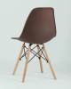 Набор из 4 стульев Stool Group Eames Y801 brown X4 фото 4