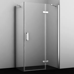 Душевой уголок Wasserkraft Aller 10H06R профиль хром, стекло прозрачное, 120x80x200
