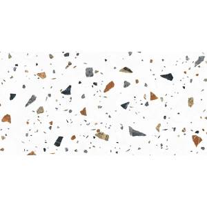 Керамогранит Laparet Terazzo Bianco Цветной Матовый Карвинг 60x120