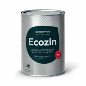 Грунт по металлу цинконаполненный Certa Ecozin серый 0.8 кг
