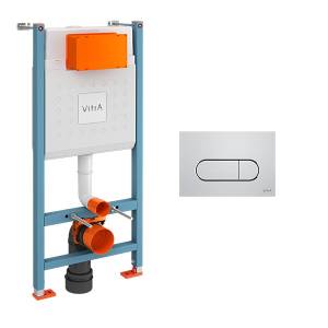 Система инсталляции для унитазов VitrA V-fix core 800-1873 с кнопкой смыва