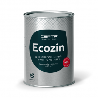Грунт по металлу цинконаполненный Certa Ecozin серый 0.8 кг