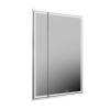 Зеркало Kerama Marazzi Tecno M 65 TE.M.mi.65 с поворотной дверцей, подсветкой и функцией антизапотевание, белое фото 4