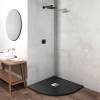 Поддон для душа Vincea VST-4SQ1010A антрацит, 100x100x2.5 фото 2