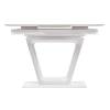 Стол Bradex Home Flame RF 0425 керамогранит белый мрамор, белый 116(155)x80x75 фото 2
