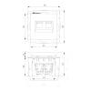 Розетка компьютерная RJ45 2-местная Werkel W1181106 серебряный фото 5