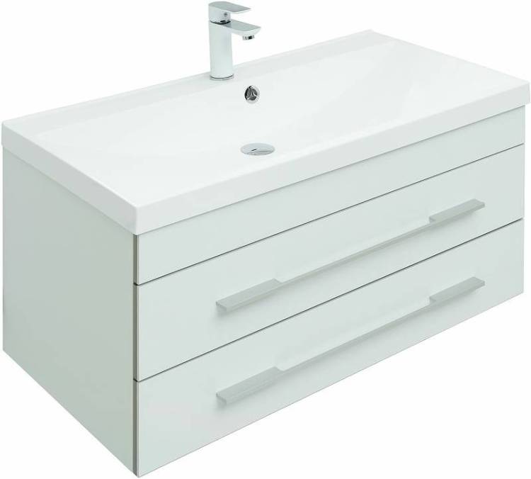 Тумба под раковину Aquanet Верона 90 272424 белый матовый