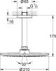 Верхний душ Grohe Rainshower Cosmopolitan 210 26063000 хром фото 4