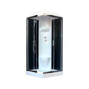 Душевая кабина Royal Bath RB80HP6-BT-CH с низким поддоном, с сиденьем
