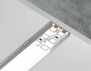 Алюминиевый накладной профиль Ambrella light Illumination GP1500AL