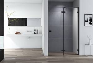 Душевая дверь Cezares Bellagio BELLAGIO-B-12-120-C-NERO профиль черный матовый, стекло прозрачное, 120x196.8