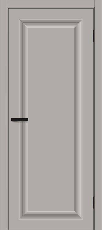 Межкомнатная дверь Глухая Bravo Граффити-20 013-1560 Полотоно Greyny 2000х800