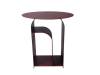 Стол журнальный Stool Group Arwel MT-140 DB-032 бордовый, металл 38.5x38.5x42.5