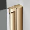 Душевая дверь в нишу Vincea Alpha VDP-3AL700CLG 700x1950, профиль брашированное золото, стекло прозрачное фото 3