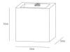 Настенный светильник Deko-Light Mini Cube Gray 620136 фото 2