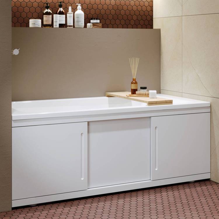 Экран под ванну Alavann Alt ALV0713001 белый, 147x53