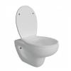 Унитаз подвесной Teymi Hanna Pro T40901 безободковый, с сиденьем микролифт, белый фото 12