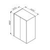 Шкаф Am.Pm Func M8FCH06029WM 90x60 см, белый матовый фото 5