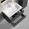 Тумба с раковиной Sancos Snob R (Сноб Р) темный антрацит матовый, 81x45.7x52, раковина CN7012 фото 3