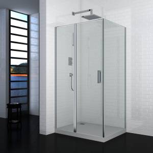 Душевой уголок Cerutti Spa Victoria 120 120x90, профиль хром