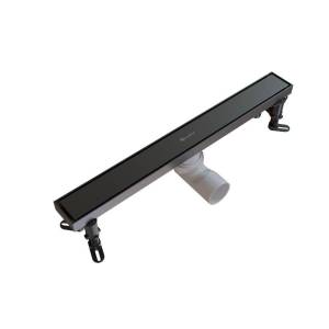 Душевой трап Knotlor Земля SDRW0500GM вороненая сталь, 50 см