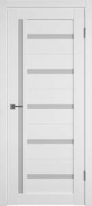 Межкомнатная дверь Владимирская Фабрика Дверей Atum 18 Snow стекло White Cloud 900x2000