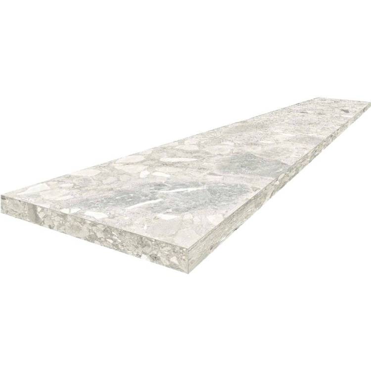 Ступень ColiseumGres Брера 620070002486 Уайт Угловая Правая 33x120