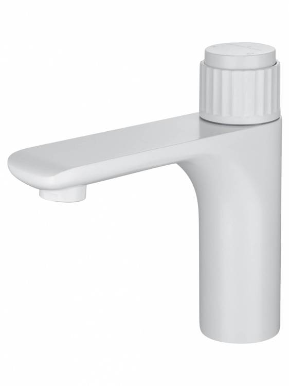 Смеситель для раковины Wonzon & Woghand WW-A40412-MW белый матовый