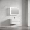 Зеркало-шкаф Sancos Evoke SC8090 LED подсветка, разъемы USB и Type-C, бесконтактное управление фото 2