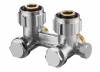 Узел нижнего подключения Oventrop Multiflex F ZBU 3/4 угловой, с преднастройкой