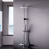 Душевая стойка Damixa Scandinavian Pure 936810000 с ТМС смесителем, хром фото 3