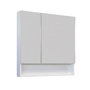 Зеркало-шкаф Comforty Никосия-80 00-00011198 белый глянец