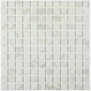 Мозаика Bonaparte Стеклянная Мозаика Mia white matt 2.3x2.3x4 30x30