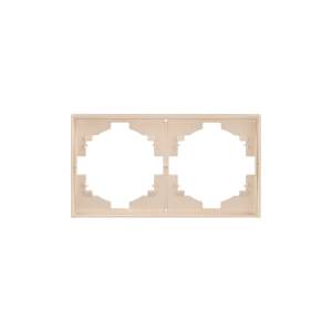 Рамка 2-постовая Kranz Strong KR-78-0752-8 бежевый