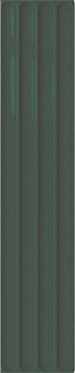 Керамическая плитка Dna Tiles Plinto In Green Gloss 10.7x54.2