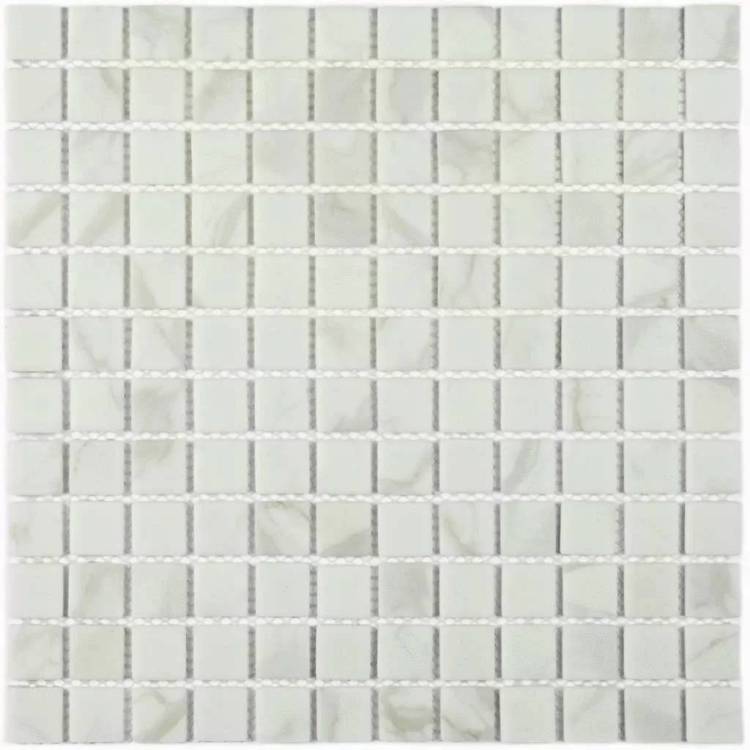 Мозаика Bonaparte Стеклянная Мозаика Mia white matt 2.3x2.3x4 30x30