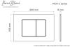 Кнопка смыва Iberica Blanca Inox-C IB.B011.003.002 хром матовый, 25x16 см фото 5