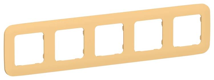 Рамка 5-постовая IEK Flite FI-M52-31-20-K90 золотарник